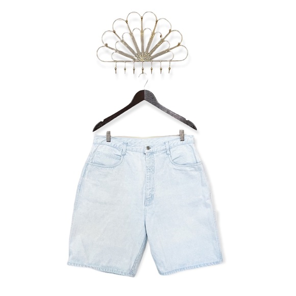 Vintage Bill Blass Light Wash Jean Shorts - Picture 1 of 4